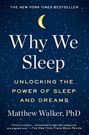 Poster for Why We Sleep - Matthew P. Walker