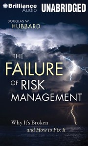 best books about failure The Failure of Risk Management: Why It's Broken and How to Fix It