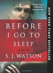 best books about amnesia Before I Go to Sleep