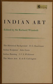 Cover of: Indian art