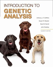 Cover of: Introduction to genetic analysis