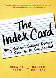 best books about Saving Money For Young Adults The Index Card: Why Personal Finance Doesn't Have to Be Complicated