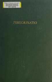Cover of: Peregrinatio