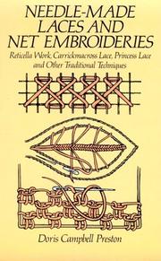 Cover of: Needle-made laces and net embroideries