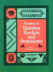 Cover of: Treasury of Victorian printers' frames, ornaments, and initials