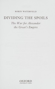 Cover of: Dividing the Spoils