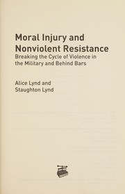Cover of: Moral Injury and Nonviolent Resistance