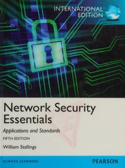 best books about Networking Network Security Essentials: Applications and Standards