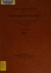 Cover of: The poem of the way