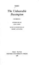Cover of: The Unbearable Bassington