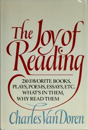 Cover of: The joy of reading