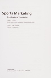 best books about sports management Sports Marketing: Creating Long-Term Value