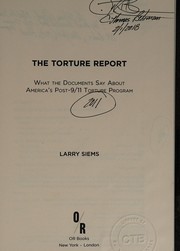 best books about torture The Torture Report: What the Documents Say About America's Post-9/11 Torture Program
