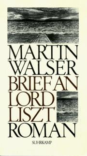 Cover of: Brief an Lord Liszt