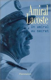 Cover of: Un amiral au secret