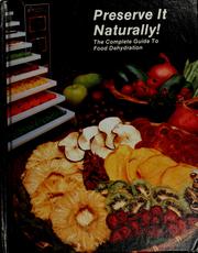 Cover of: Preserve it naturally