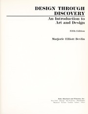 Cover of: Design through discovery
