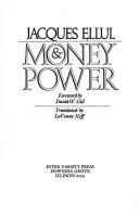Cover of: Money & power