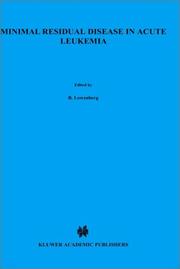 Minimal Residual Disease in Acute Leukemia
