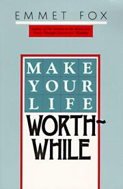 Cover of: Make your life worth while