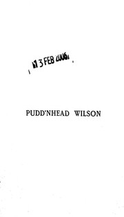 Cover of: Pudd'nhead Wilson