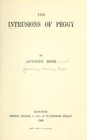 Cover of: The intrusions of Peggy