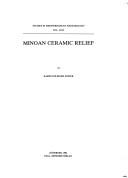 Cover of: Minoan ceramic relief
