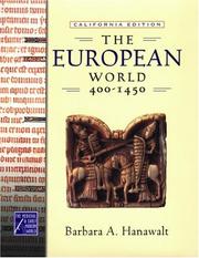 Cover of: The European world, 400-1450