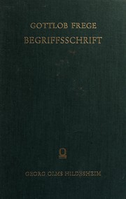 Cover of: Begriffsschrift und andere Aufsatze
