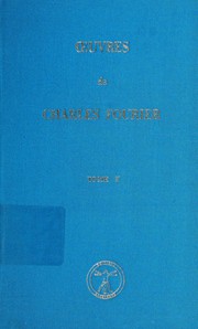 Cover of: OEuvres complètes de Charles Fourier