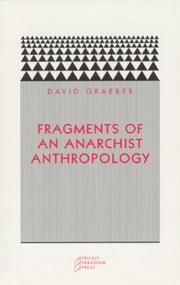 Cover of: Fragments of an Anarchist Anthropology