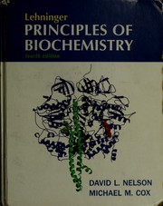 Cover of: Lehninger principles of biochemistry