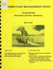 Cover of: Flood plain management study
