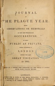 best books about plague A Journal of the Plague Year