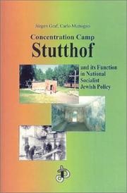 Cover of: Concentration Camp Stutthof and its function in National Socialist Jewish policy