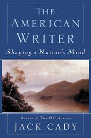 Cover of: The American Writer