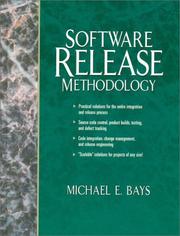 Cover of: Software release methodology