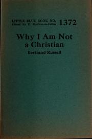 Cover of: Why I am not a Christian