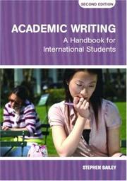 best books about Academic Writing Academic Writing: A Handbook for International Students