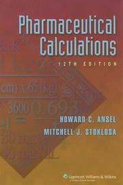 Cover of: Pharmaceutical calculations