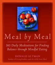 Cover of: Meal by meal