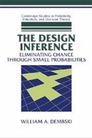 best books about Creationism The Design Inference: Eliminating Chance through Small Probabilities