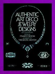 Cover of: Authentic art deco jewelry designs