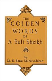 Cover of: The Golden Words of a Sufi Sheikh