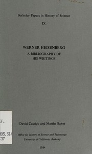 Cover of: Werner Heisenberg