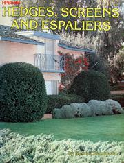 Cover of: Hedges, screens & espaliers