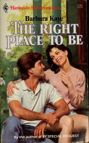 Cover of: The right place to be
