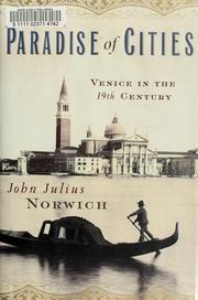 Cover of: Paradise of Cities