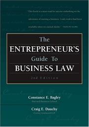 best books about entrepreneurship The Entrepreneur's Guide to Business Law