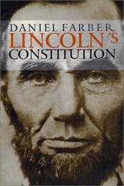 best books about lincoln Lincoln's Constitution